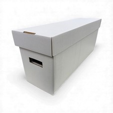1 Long Comic Book Storage Box • Holds 200–225 Comics Box Woodhaven Trading Firm picture