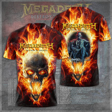 New MEGADETH DESTROY ALL ENEMIES All size shirt picture