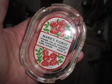 Marie's Florist Cairo Illinois Ashtray 1930-40 Era picture