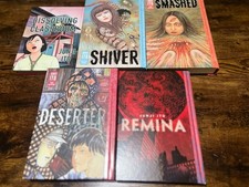VIZ Junji Ito Hardcover Manga Lot Set: Shiver Smashed Remina Deserter Dissolving picture