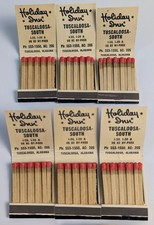 Vintage Holiday Inn Tuscaloosa AL Matches Lot of 6 Full Matchbooks Holidex picture