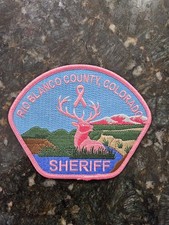 Rio Blanco County Colorado Sheriff Pink Patch picture
