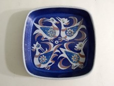 Vintage Royal Copenhagen Baca Faience Ceramic Dish 708/2883 Nils Thorsson MCM picture
