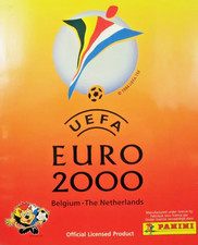 Panini UEFA Euro Belgium-Netherlands 2000 BLACK BACK sticker to choose picture