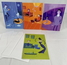 4 Shag MCM Cards Palm Springs Tiki 1999 Josh Agle Groovy 1 of each From London picture