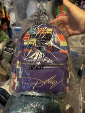 Dolly Parton Dollywood Coat of Many Colors Loungefly Mini Backpack NWT picture