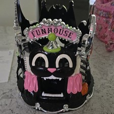 Bath & Body Works 2026 Glow In Dark Circus Luminary 3-wick Candle Holder New picture