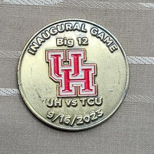 University of Houston Cougars Big 12 Inaugural Game Coin 2023 UH vs TCU Alumni picture