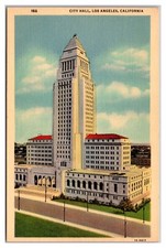 City Hall Los Angeles CA Skyscraper Clouds Lamp Post picture