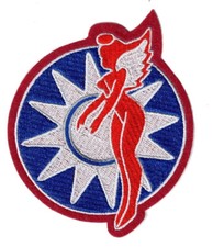 WWII Flying Tigers 3rd Fighter Squadron Hells Angels Patch [IRON ON SEW ON -FT7] picture