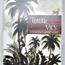 1978 Trader Vic's South Seas Restaurant Menu International Market Place Honolulu picture