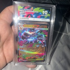 Pokémon TCG: Mega Charizard X ex Holo — #013/080 — Ace Grading 10 Gem Mint picture