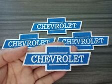 4pcs BLUE CHEVROLET MOTOR RACING CAR Patch Embrodered Iron or Sewn on Shirt hat  picture
