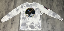 Apollo 11 NASA Shirt Mens Small Long Sleeve Tie Dye Space Astronaut Retro NEW picture