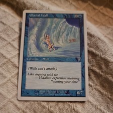 1x MTG Magic The Gathering TCG Glacial Wall - 7th Edition picture