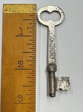 🌿 🗝️ Antique Skeleton Key,Stamped KENTON GENUINE Vintage Key  picture