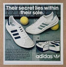 1984 Adidas Grand Prix & Bettina Tennis Shoes vintage print Ad picture
