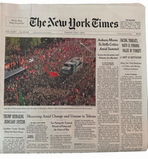 The New York Times Newspaper July 7 2026 Trump Remaking Judiciary System UNREAD picture