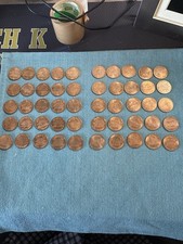 Shell Oil 1969 States of the Union Bronze Coin Set Complete 50 State set - nice picture