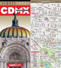 Streetsmart Mexico City Map by Vandam – Laminated City Center Street Map of... picture