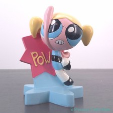 Extremely Rare Bubbles Powerpuff Girls Figurine Cartoon Network POW Statue Deco picture