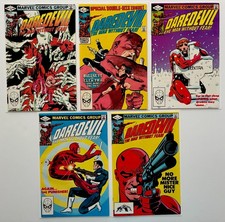 Daredevil #180 181 182 183 184 Lot of 5 Frank Miller Punisher Marvel Comics 1981 picture