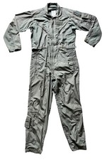 USGI Coveralls Flyers Summer Fire Resistant Mens Size 42 Long Green 1993 Dated picture