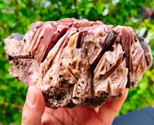 2 Lb 14.42 Oz Extremely Rare Red Raw Stick Rare Agate picture