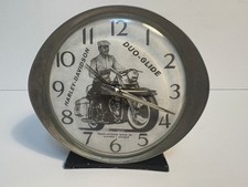 VINTAGE 1940s HARLEY-DAVIDSON WIND-UP ALARM CLOCK picture