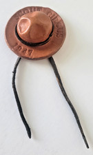 Boys Scouts BSA Scout Circus 1947 Leather Mini Hat Vintage picture