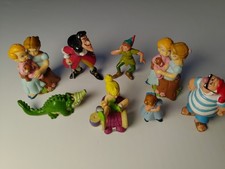 8pc Vintage Disney Peter Pan Capt. Hook Tinkerbell Etc PVC Fig. 3” picture