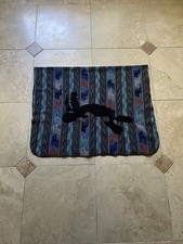 VTG Patagonia Synchila Fleece Turtle Aztec Pattern Blanket 34x55 picture