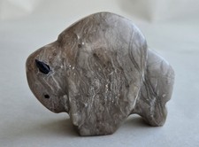 Carved Stone Zuni Fetish Buffalo Native American Indian picture