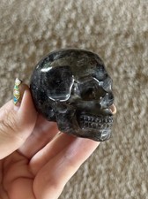 Deeply Saturated Smokey Quartz Hand Carved Skull picture
