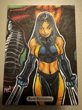 2014 Marvel Masterpieces 1/1 Original Sketch Card X-23 picture