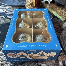 Vintage Christmas German Handblown & Handpainted Ornaments-qty 5-beautiful picture