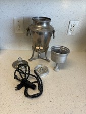 Vintage Universal  Silver Plate Coffee Percolator 9189 Art Deco picture