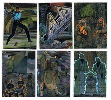1995 TOPPS STAR WARS GALAXY SERIES 3 ETCHED FOIL 6-CARD SET (13-18) picture