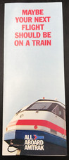 Amtrak Maybe Your Next Flight Should be a Train Brochure Flyer All Aboard picture