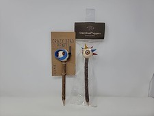 Crazy Head Toppers Funky Punk Man Wooden Pencil New in Package & Scuba Goggles picture