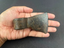 Old Vintage Hand Forged Rustic Iron Axe Hatchet / Axe Head Wood Cutter Tool PM21 picture