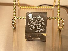 1940's Vintage “THE MORGUE” Fresno Ca. Full Matchbook Very Cool and Super Rare picture