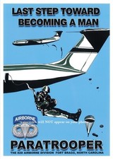 World War 2 Paratrooper Recruitment Poster PHOTO 1944 WWII US Army 82nd Airborne picture