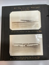 1928-30 Photo Album Ford Tri-Motor, Fokker Tri-Motor, Chicago Airport 163 Photos picture