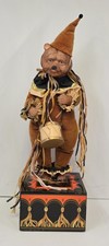 Vintage 1985 Enesco Drummer Bear Music Box By Faith Wick #292 Of 3500 “Memories” picture