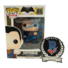 Henry Cavill Signed Autograph Batman V Superman Funko Pop 85 Beckett BAS picture
