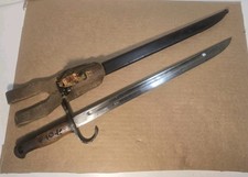 WW2 Japanese Type 30 Arisaka rifle Training Bayonet & Scabbard picture