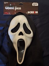 Scream 4 2011 Ghost Face Mask EU Stamp Easter Unlimited Fun World NOS NWT picture