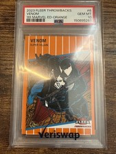 2023 Fleer Throwbacks ‘89 Marvel Edition Orange #6 Venom 317/489 picture