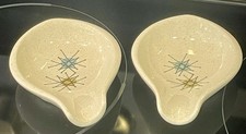 2 Vtg Franciscan STARBURST Spoon Rest Atomic Retro Kitchen Mid Century Modern picture